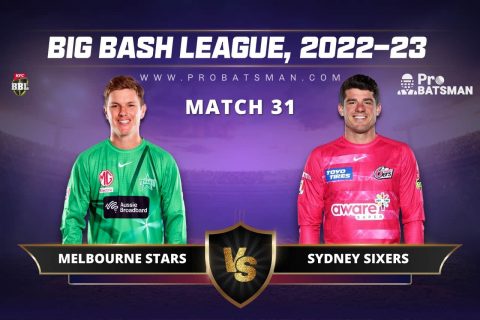 STA vs SIX Dream11 Prediction For Match 31 of BBL 2022-23