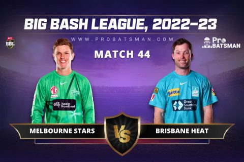 STA vs HEA Dream11 Prediction With Stats, Pitch Report & Player Record of BBL, 2022-23 For Match 44