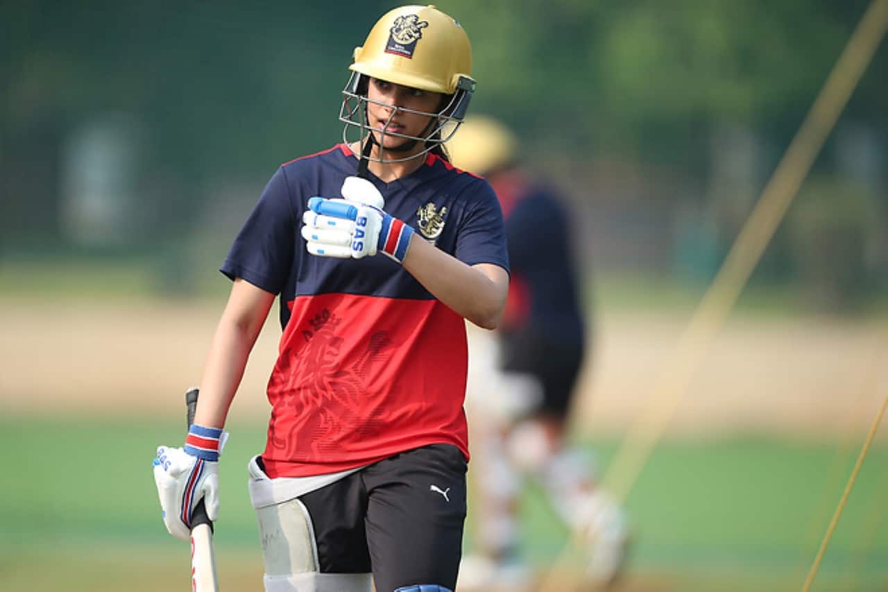 Smriti Mandhana During RCB Net Practice