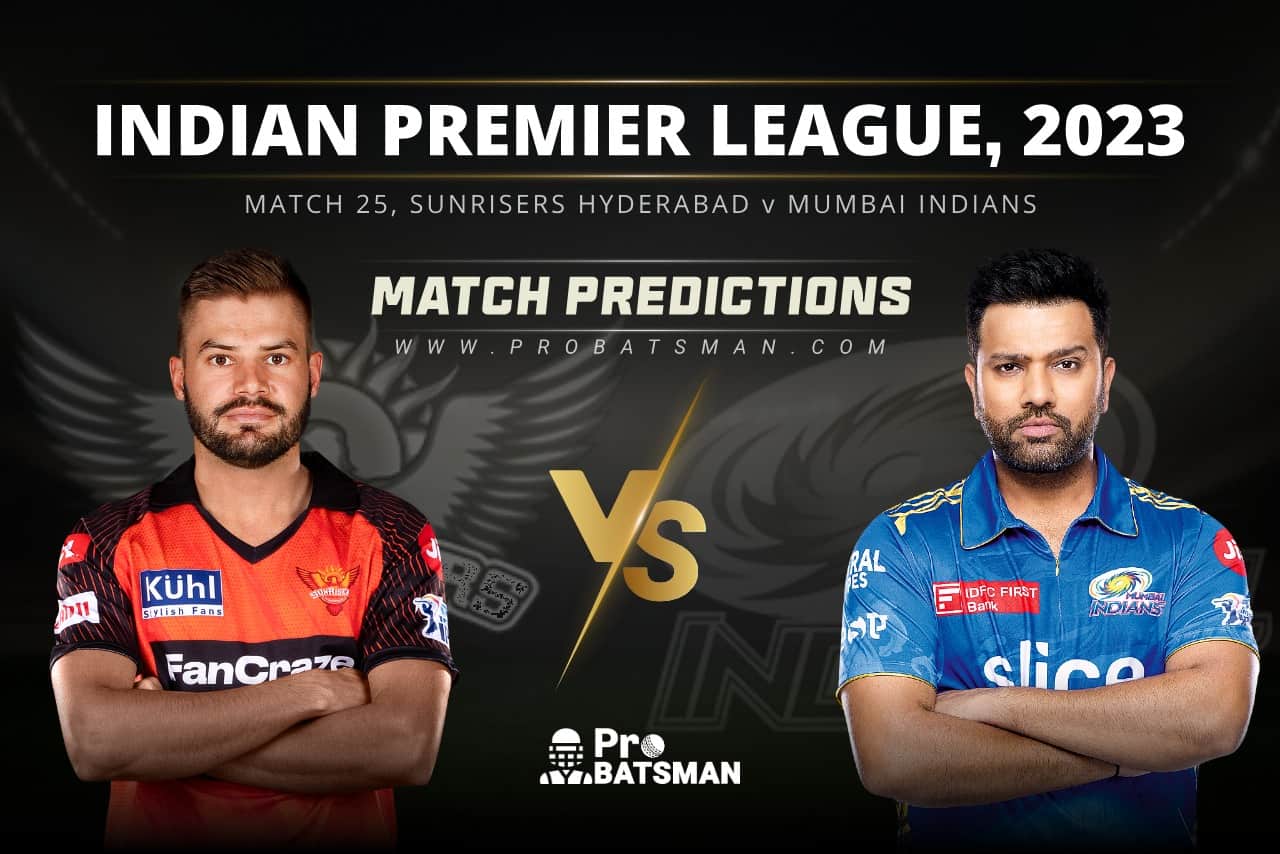 Match 25 SRH vs MI Match Predictions IPL 2023