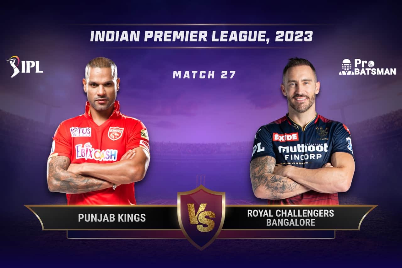 Match 27 PBKS vs RCB IPL 2023