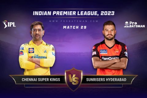 CSK vs SRH Dream11 Prediction With Stats, Pitch Report & Player Record of IPL 2023 For Match 29