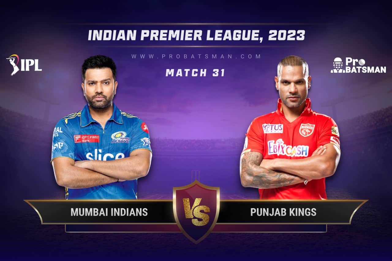 Match 31 MI vs PBKS IPL 2023