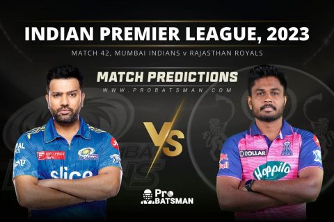 Match 42 MI vs RR Match Predictions IPL 2023