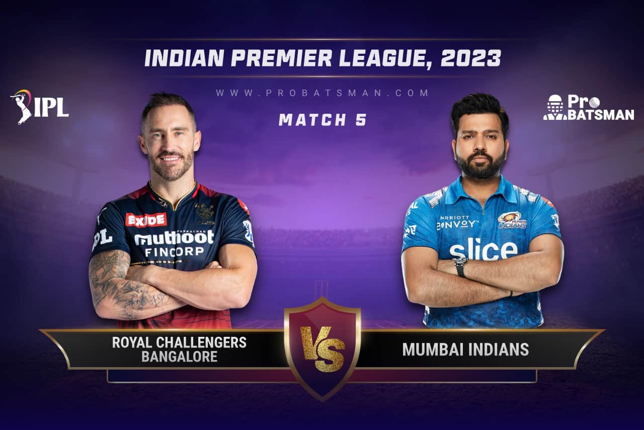 Match 5 RCB vs MI IPL 2023