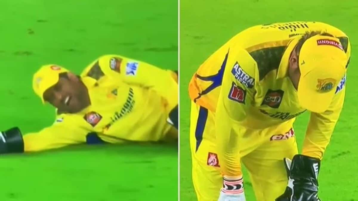 MS Dhoni to Undergo Knee Surgery? CEO Kasi Viswanathan Provides Big Update MS Dhoni in Pain Due to Kee Injury