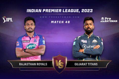 RR vs GT Dream11 Prediction With Stats, Pitch Report & Player Record of IPL 2023 For Match 48