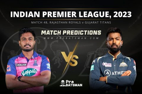 Match 48 RR vs GT Match Predictions IPL 2023