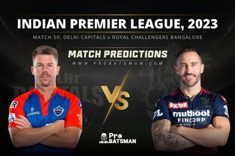 Match 50 DC vs RCB Match Predictions IPL 2023