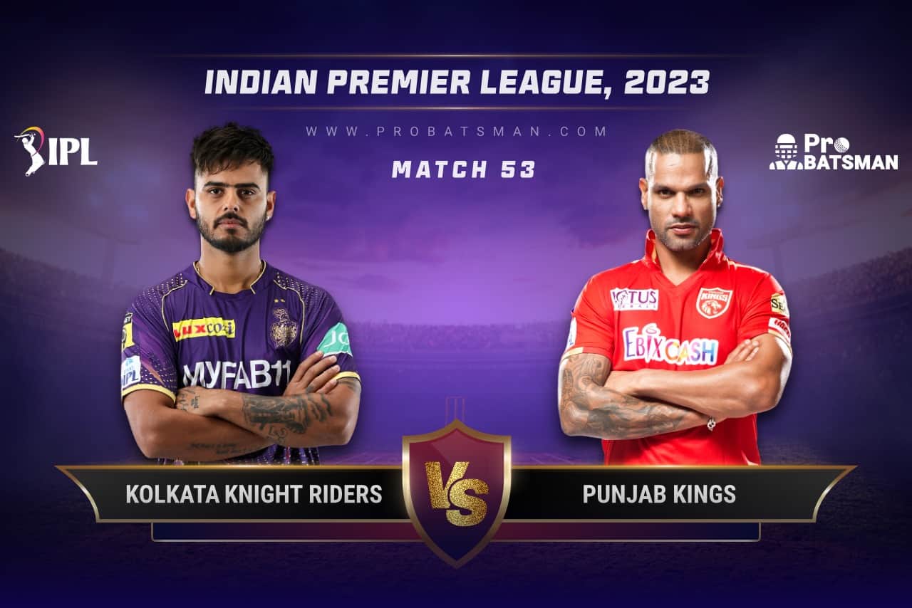 Match 53 KKR vs PBKS IPL 2023