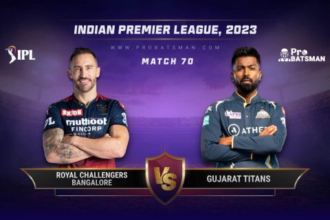 RCB vs GT Dream11 Prediction With Stats, Pitch Report & Player Record of IPL 2023 For Match 70
