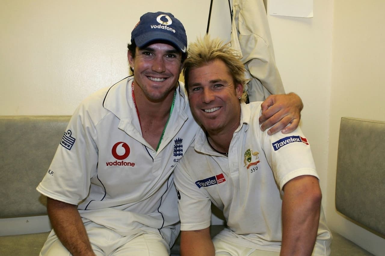 Kevin Pietersen & Shane Warne