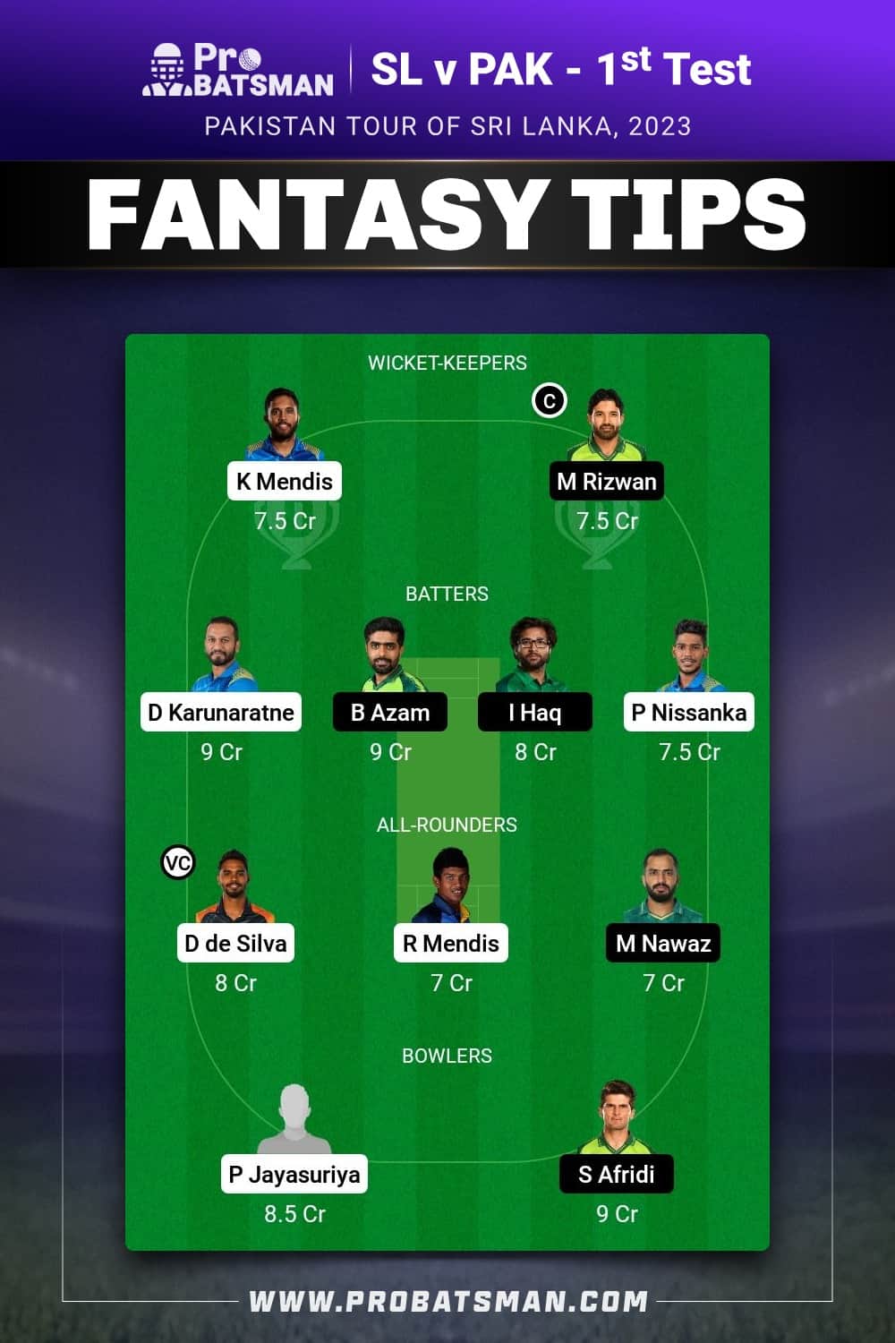 SL vs PAK Dream11 Prediction - Fantasy Team 2 SL vs PAK Dream11 Prediction - Fantasy Team 2