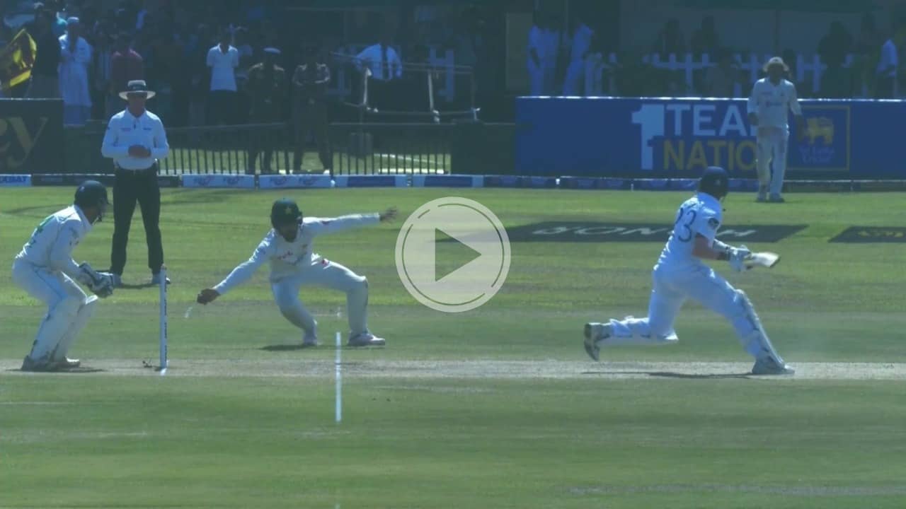 Abdullah Shafique's Superhuman One-Handed Catch Shakes Cricket World