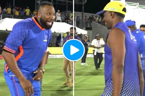 Kieron Pollard Mocks Dwayne Bravo as MI New York Knocks Texas Super Kings Out of MLC 2023