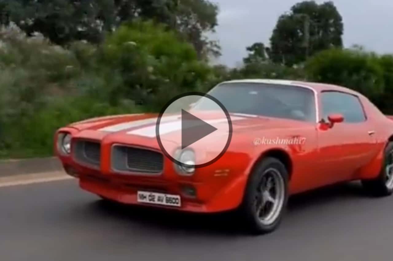 MS Dhoni Driving 1973 Pontiac Trans Am SD-455