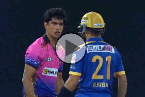 LPL 2023: Naseem Shah Gives Fiery Send-Off to Afghanistan’s Rahmanullah Gurbaz – Watch Video
