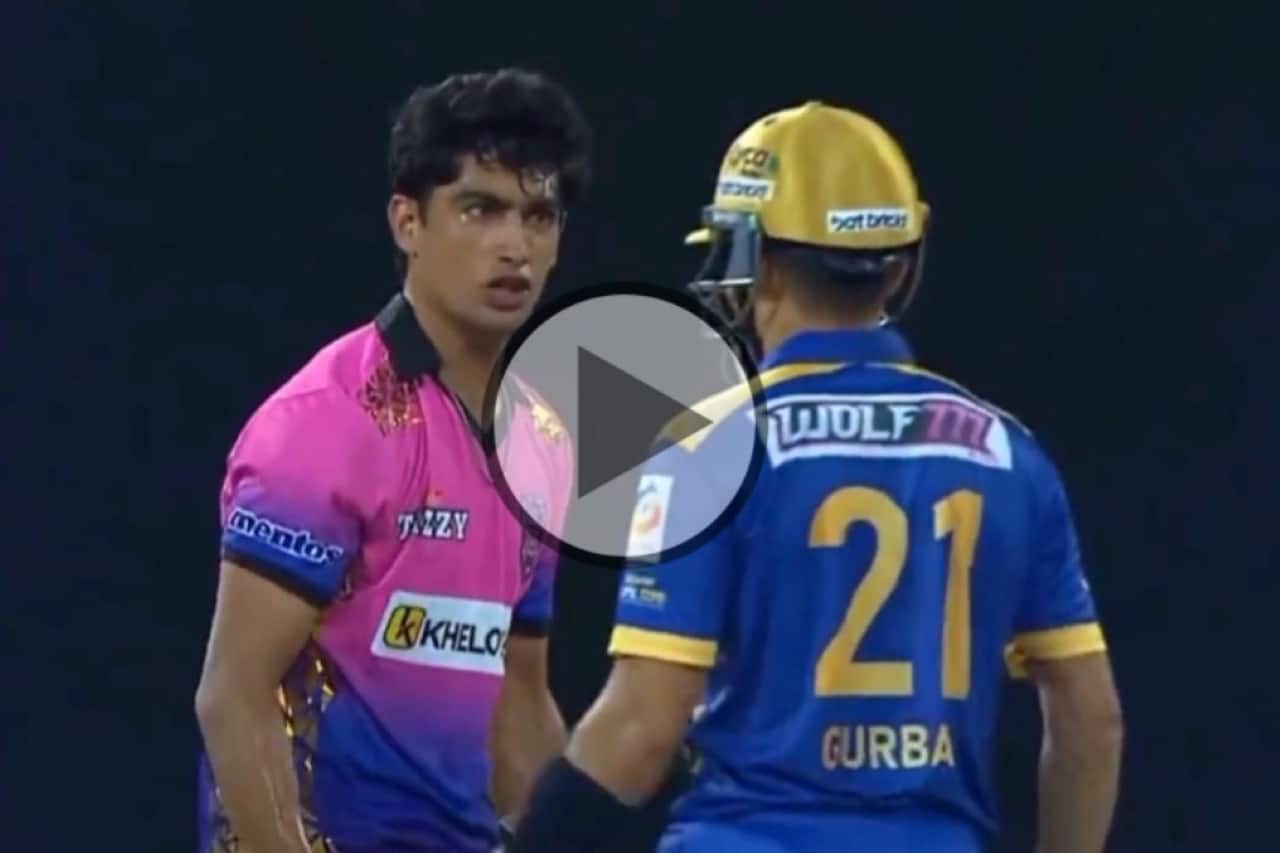 LPL 2023: Naseem Shah Gives Fiery Send-Off to Afghanistan’s Rahmanullah Gurbaz - Watch Video Naseem Shah Gives Fiery Send-Off to Afghanistan’s Rahmanullah Gurbaz