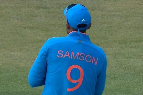 Suryakumar Yadav Shows Support for Sanju Samson by Wearing His Jersey in 1st ODI Against West Indies