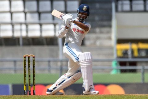 IND vs WI: [Watch] Yashasvi Jaiswal Hits Fifty On Test Debut