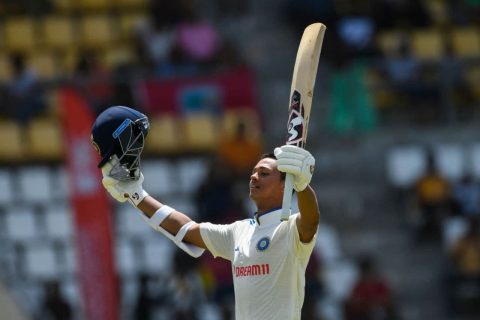 IND vs WI: Jaiswal Announces Arrival with Century on Test Debut Against West Indies, Breaks Opener Records