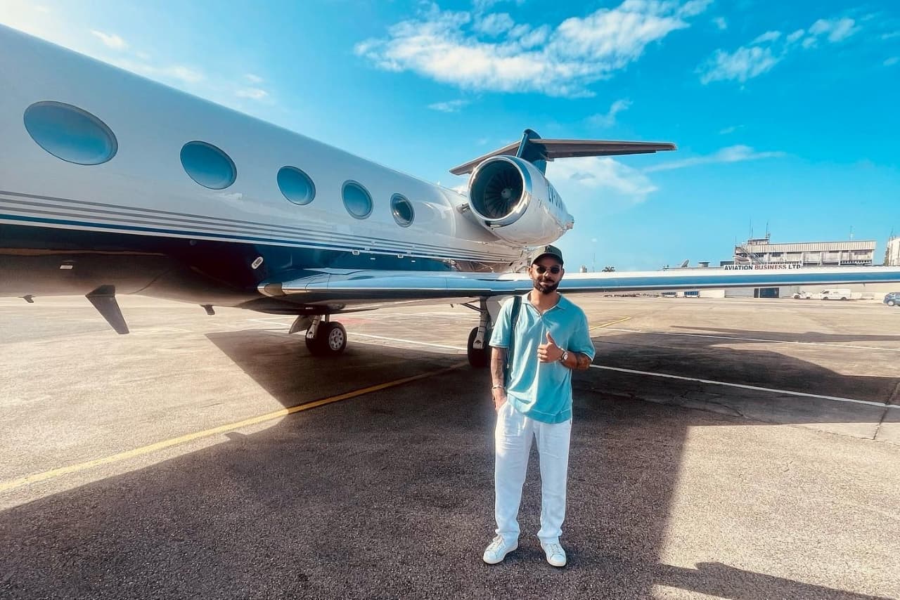 Air Charter Services Arranges Special Flight for Virat Kohli's Return from West Indies to India Air Charter Services Arranges Special Flight for Virat Kohli to Return from West Indies to India