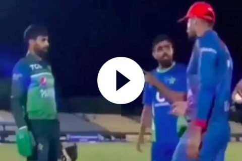 [Watch] Babar Azam Loses Temper, Shows Finger to Mohammad Nabi After AFG vs PAK 2nd ODI