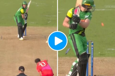 Haris Rauf Spellbinding Delivery Sends Gary Garton's Off Stump On A Walk