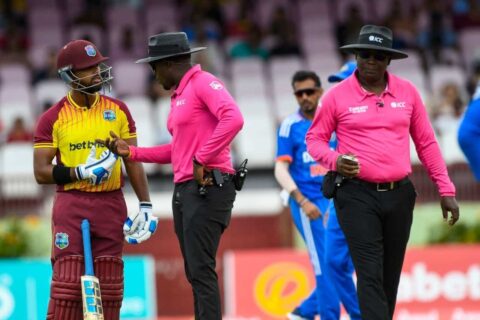 IND vs WI: Nicholas Pooran Penalized by ICC for Umpire Criticism in 2nd T20I Against India