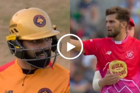 The Hundred 2023: [Watch] Shadab Khan’s Six-Hitting Dreams Shattered as Shaheen Afridi Strikes with Full Toss Trap