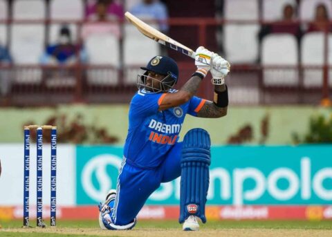 IND vs WI: Suryakumar Yadav Becomes Fastest Indian to Reach 100 T20I Sixes