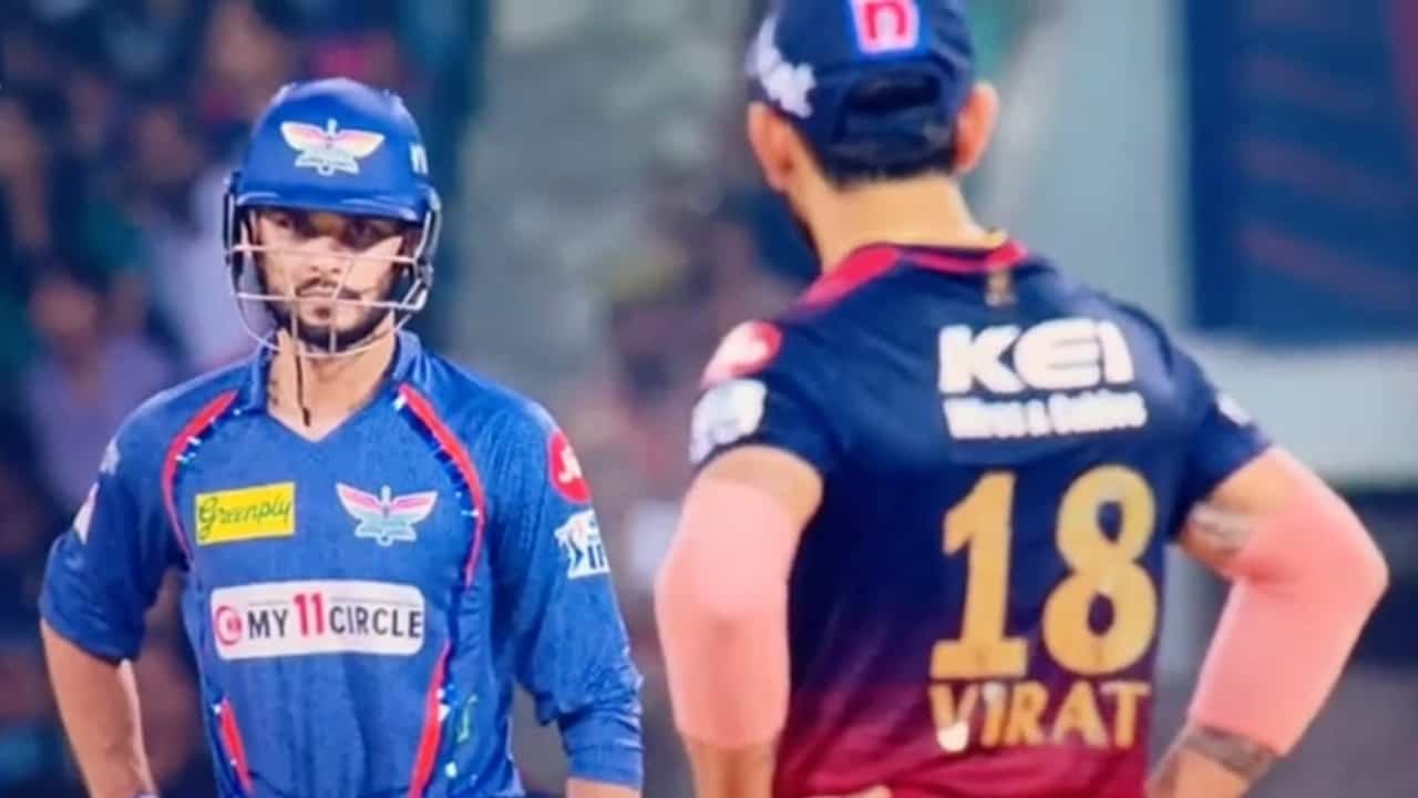 Virat Kohli & Naveen ul Haq Tussle during IPL 2023
