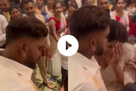 [Watch] Wanindu Hasaranga Breaks Down in Tears at Sister’s Wedding