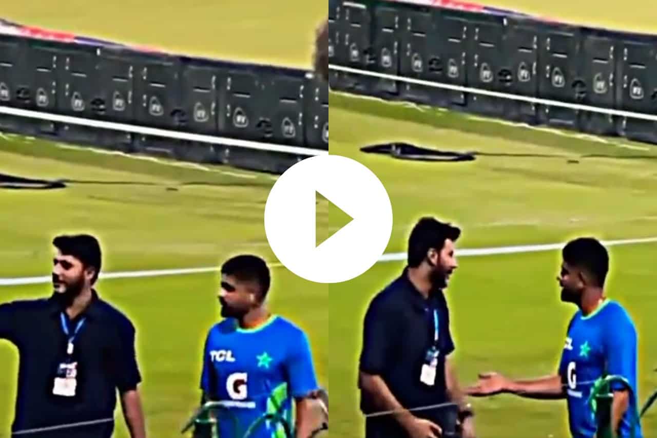 Babar Azam Loses His Cool When Fan Tries Taking Selfie During India vs Pakistan Super 4 Match