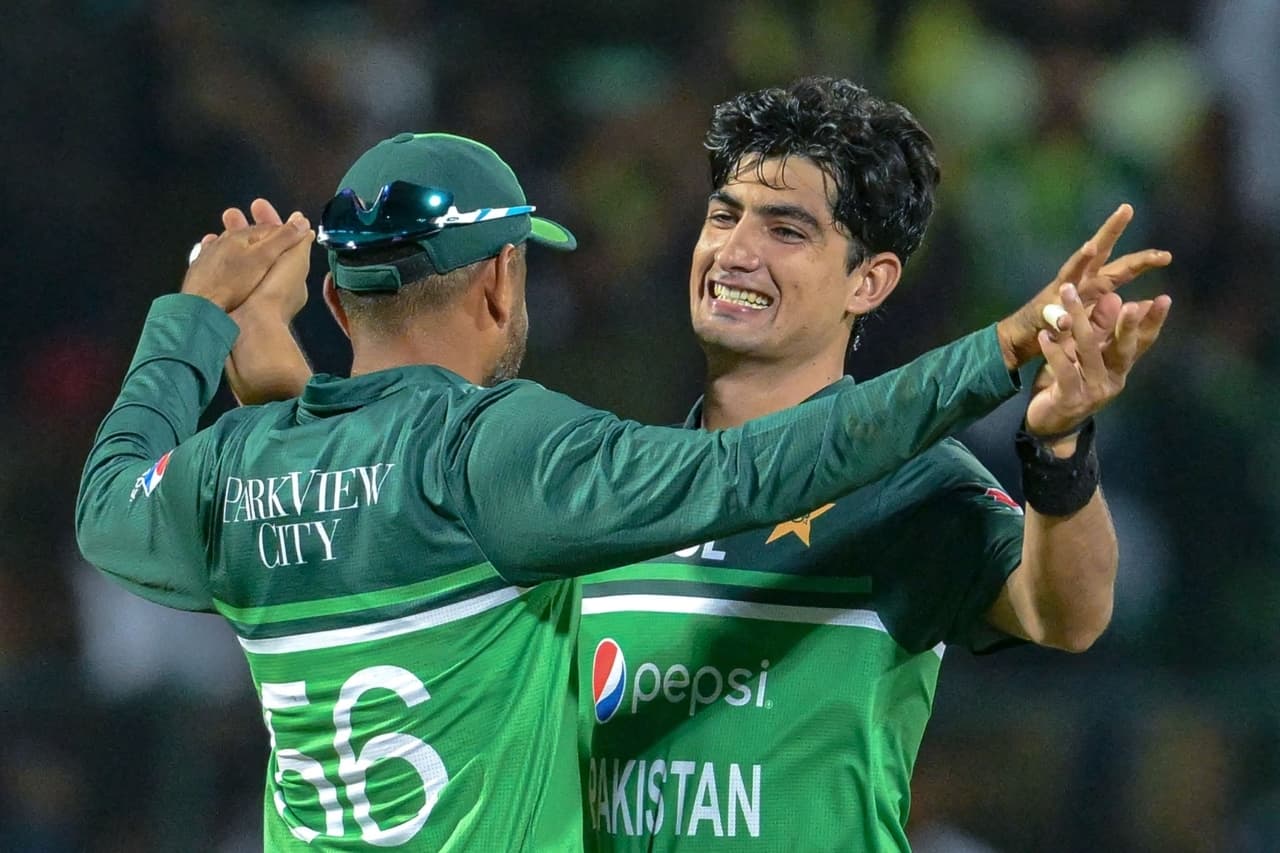 Babar Azam & Naseem Shah