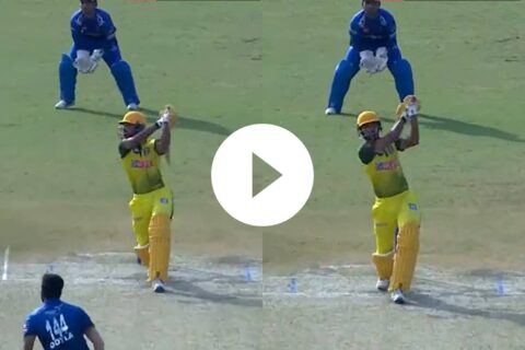 [Watch] Bhuvneshwar Kumar Transforms into ‘Power Hitter,’ Smashes Massive Sixes in UP T20 League