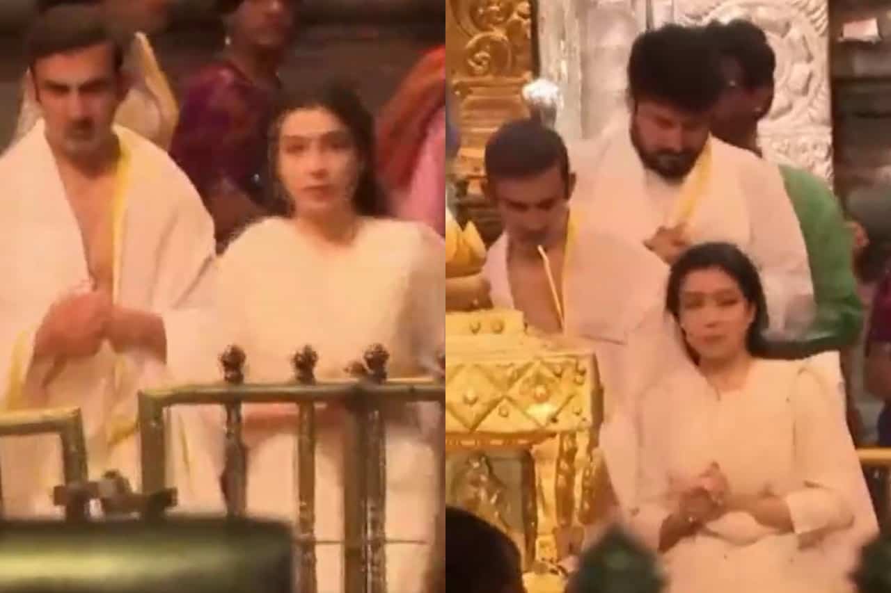 Gautam Gambhir Seeks Blessings at Lord Balaji Temple for India's Success in ICC World Cup 2023
