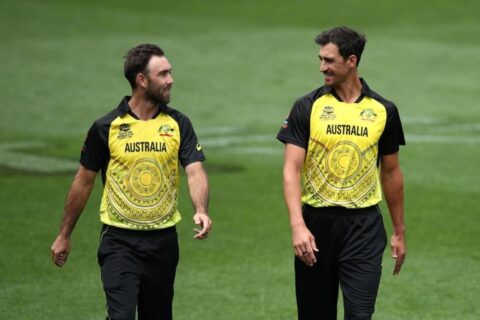 Glenn Maxwell and Mitchell Starc