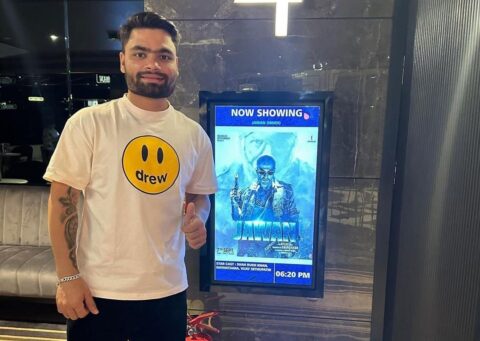 Rinku Singh Hits the Theatre to Enjoy First Day First Show of Shahrukh Khan Starrer ‘Jawan’ Movie 