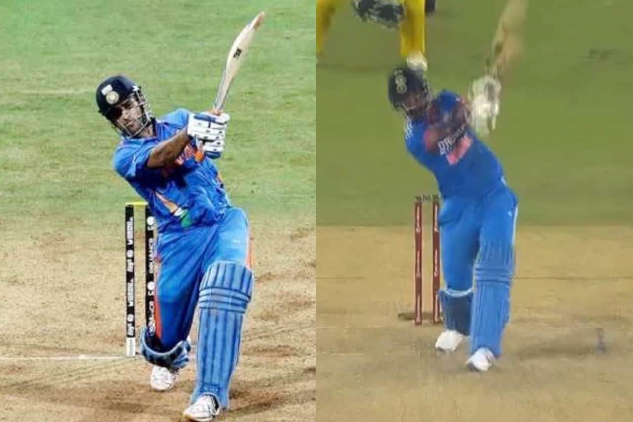 KL Rahul Recreates Dhoni's Iconic World Cup Moment with Stylish Finish