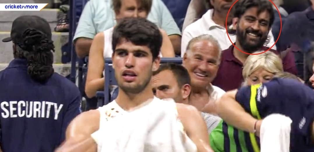 MS Dhoni Spotted Enjoying US Open