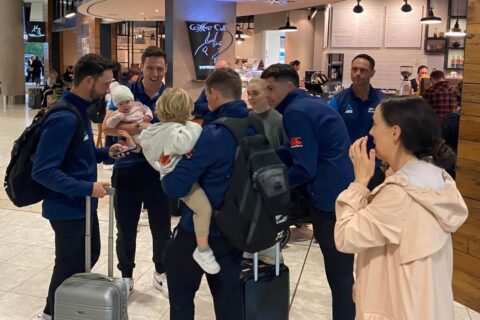 New Zealand Crciket Team Arrival in India