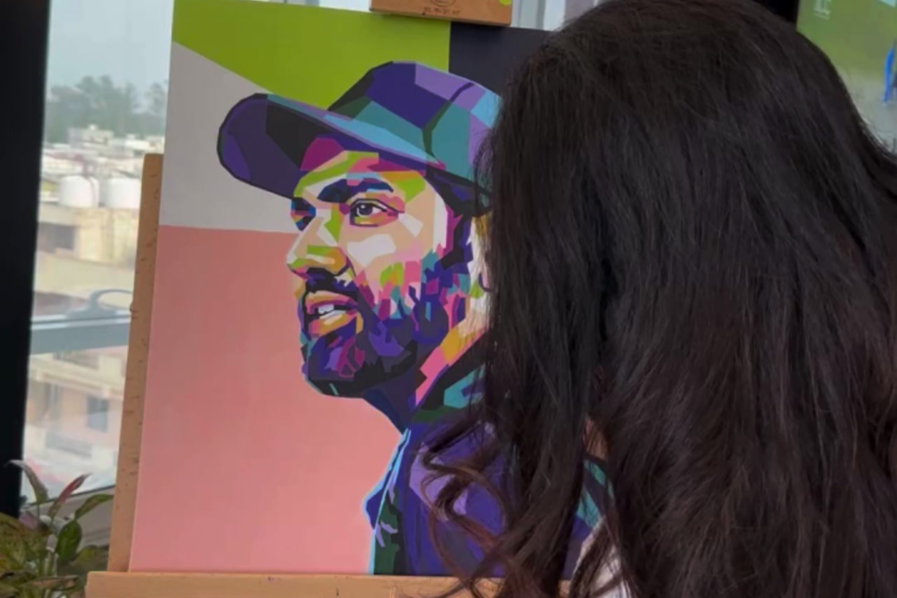 Rohit Sharma Fan’s Stunning Painting