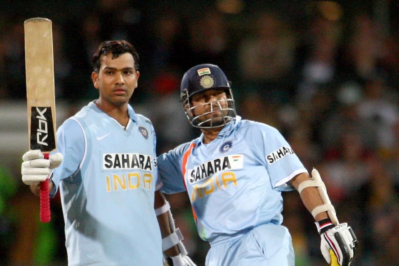 Rohit Sharma & Sachin Tendulkar