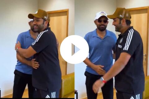 Babar Azam Meets Rohit Sharma Ahead of ICC World Cup 2023