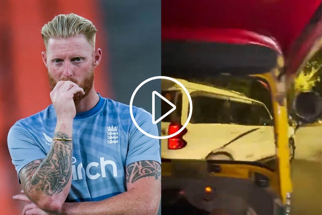 Ben Stokes Narrowly Escape Accident in Delhi Auto Ride