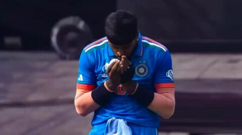 Hardik Pandya Uses ‘Special’ Mantra on Ball to Dismiss Imam-ul-Haq During IND vs PAK World Cup Clash
