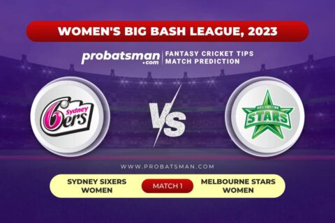 SS-W vs MS-W Dream11 Prediction With Stats, Pitch Report & Player Record of Women’s Big Bash League (WBBL), 2023 For Match 1