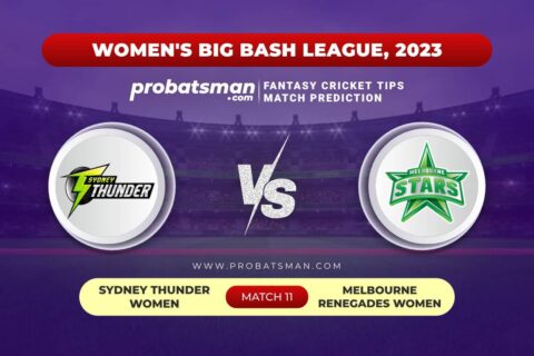 ST-W vs MR-W Dream11 Prediction With Stats, Pitch Report & Player Record of Women’s Big Bash League (WBBL), 2023 For Match 11