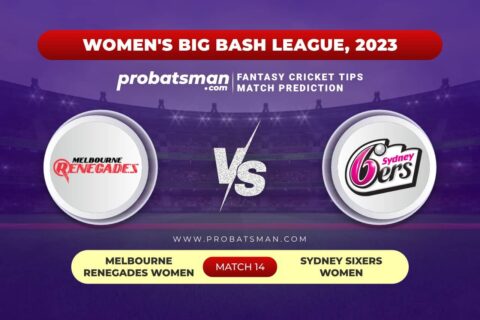 MR-W vs SS-W Dream11 Prediction With Stats, Pitch Report & Player Record of Women’s Big Bash League (WBBL), 2023 For Match 14